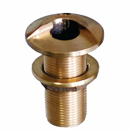 OVERTIME 1.25 in. Bronze High Speed Thru-Hull Fitting with Nut OV2944508
